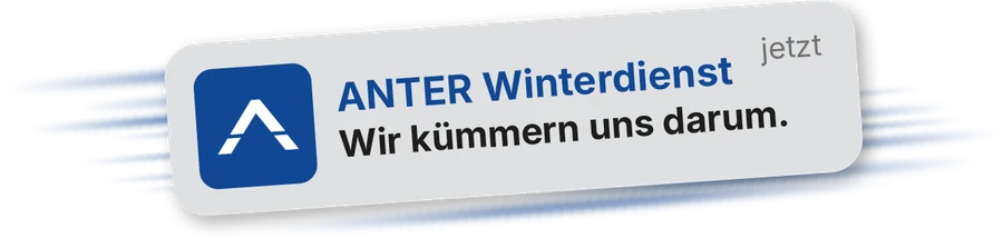 ANTER Winterdienst - Wir kümmern uns darum.