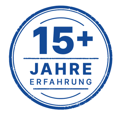15 Jahre Erfahrung